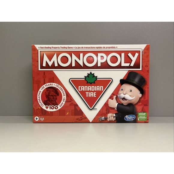 Canadian Tire Monopoly Board Game 100th Anniversary Edition 2022 New - Picture 1 of 8